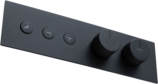 Allen Brau Смеситель для душа Liberty 5.33003-31 (с внутренней частью, 3 выхода) черный матовый – фотография-8